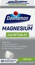 Bol.com Davitamon Magnesium - Magnesium tabletten - Voedingssupplement- 60 Magnesium kauwtabletten aanbieding