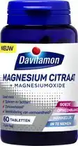 Bol.com Davitamon Magnesium citraat – 100% magnesium citraat - Voedingssupplement - 60 Magnesium tabletten aanbieding