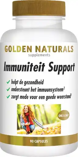 Bol.com Golden Naturals Immuniteit Support (90 vegetarische capsules) aanbieding