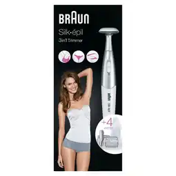 Bol.com Braun FG1100 White Met 4 Extra's - Bikinitrimmer aanbieding