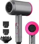 Bol.com Roboza Föhn met Diffuser - Haardroger - Ionische - Krullen - 3 Standen - Haarföhn - Zwart aanbieding