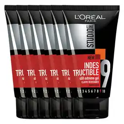 Bol.com L’Oréal Paris Studio Line Indestructible 48H Extreme Gel - 6 x 150 ml - Gel aanbieding