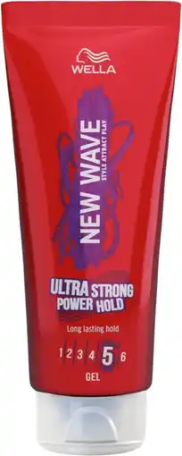 Bol.com Wella New Wave Ultra Strong Power Hold Gel - haargel - 200 ml aanbieding