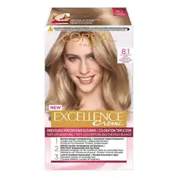 Bol.com L’Oréal Paris Excellence Crème 8.1 - Licht Asblond - Permanente Haarverf - haarverf aanbieding