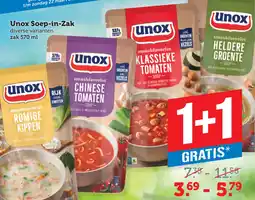 Coop Unox Soep-in-Zak aanbieding
