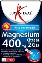 Bol.com Lucovitaal Magnesium 400mg 2Go 14 sachets aanbieding