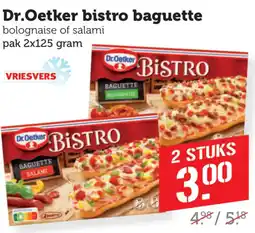 Coop Dr. Oetker bistro baguette aanbieding