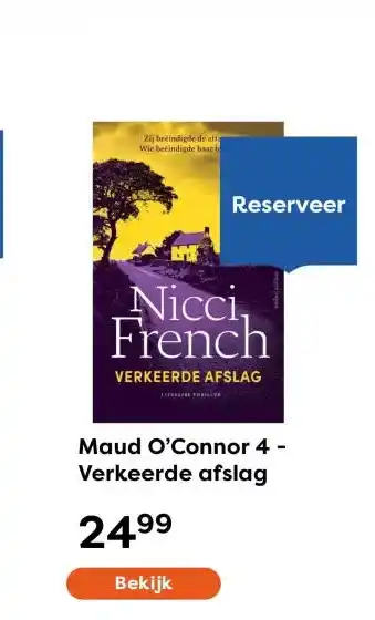 The Read Shop Maud O’Connor 4 - Verkeerde afslag aanbieding
