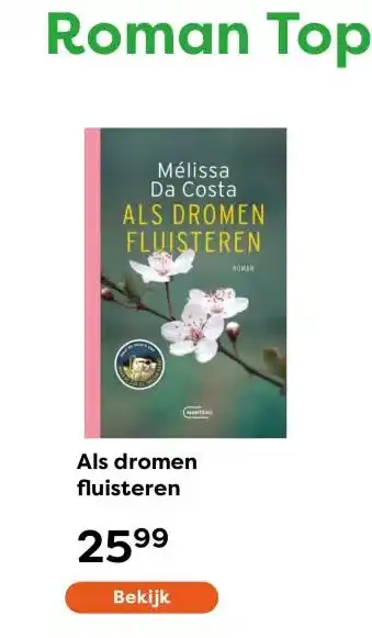 The Read Shop Als dromen fluisteren aanbieding