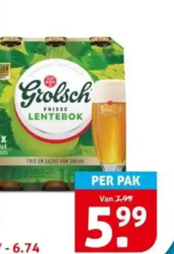 Hoogvliet Grolsch aanbieding