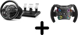 Bol.com Thrustmaster T300 RS GT Racestuur + Thrustmaster TM Open Wheel- Add-On - PC - PS5 - PS4 + PS3 aanbieding