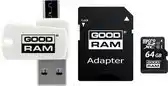 Bol.com Goodram All in one SD-kaart 64 GB opslag - Met usb, micro usb en SD-adapter aanbieding