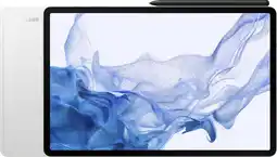 Bol.com Samsung Galaxy Tab S8 - WiFi - 256GB - Silver aanbieding