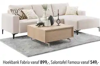Pronto wonen Hoekbank Fabria aanbieding