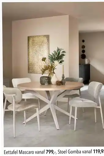Pronto wonen Eettafel Mascaro aanbieding