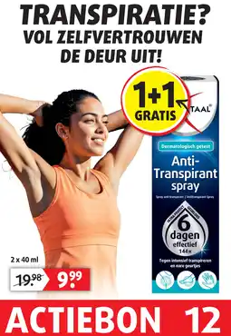 Lucovitaal Lucovitaal Anti- Transpirant spray aanbieding