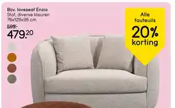 Leen Bakker Alle fauteuils Bijv. loveseat Enzio aanbieding