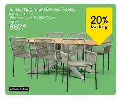 Leen Bakker Tuinset Perpignan-Gerona 7-delig aanbieding