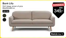 Leen Bakker Bank Lilly aanbieding