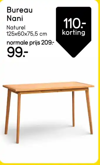 Leen Bakker Bureau Nani aanbieding