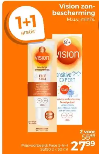 Trekpleister Vision zon- bescherming aanbieding