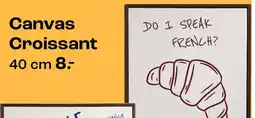 Kwantum Canvas Croissant aanbieding