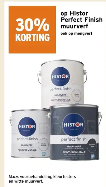 GAMMA op Histor Perfect Finish muurverf aanbieding
