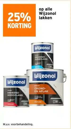 GAMMA Wijzonol lakken aanbieding