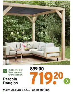 GAMMA Pergola Douglas aanbieding