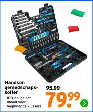 GAMMA Handson gereedschaps koffer aanbieding