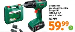GAMMA Bosch 18V accuboormachine Easydrill aanbieding