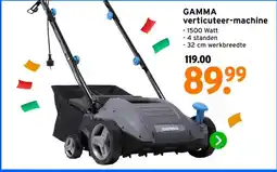 GAMMA Gamma verticuteermachine aanbieding