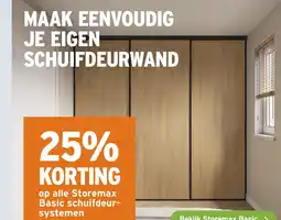 GAMMA Op alle storemax basic schuifdeur- systemen aanbieding