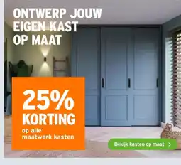GAMMA Op alle maatwerk kasten aanbieding