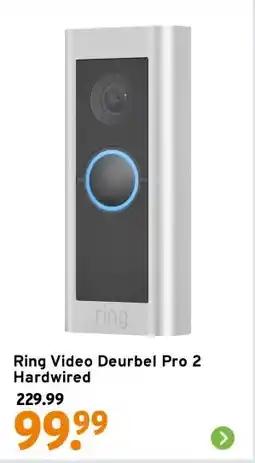 GAMMA Ring Video Deurbel Pro 2 Hardwired aanbieding