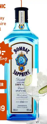 Gall & Gall Bombay Sapphire 100CL aanbieding
