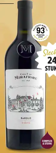 Gall & Gall Casa E. Di Mirafiore Barolo Riserva 75CL aanbieding