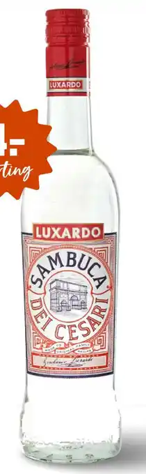 Gall & Gall Luxardo Sambuca 70CL aanbieding