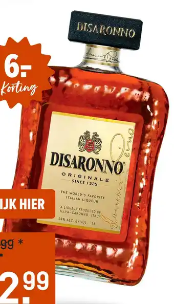 Gall & Gall Disaronno 100CL aanbieding