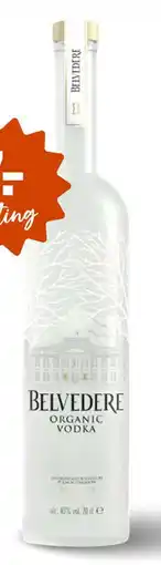Gall & Gall Belvedere Pure Organic Vodka 70CL aanbieding