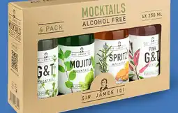 Gall & Gall Sir James 101 Mocktails Cadeauverpakking 100CL aanbieding