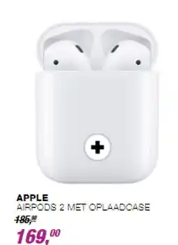 EP Apple airpods 2 met oplaadcase aanbieding