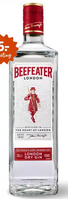 Gall & Gall Beefeater London Dry 70CL aanbieding