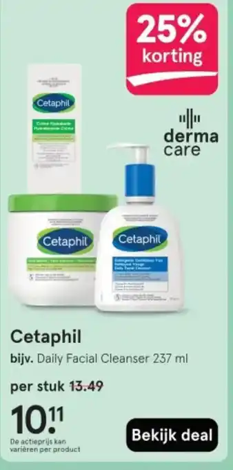 Etos Cetaphil aanbieding
