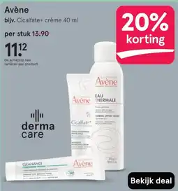 Etos Avène aanbieding