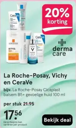 Etos La Roche-Posay, Vichy en CeraVe aanbieding