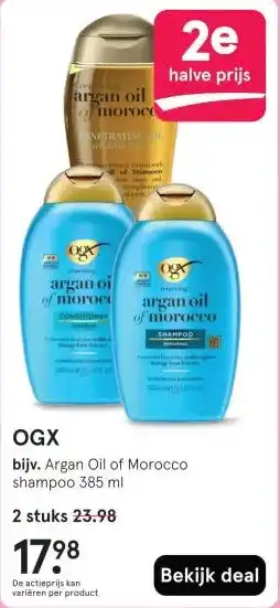 Etos Ogx aanbieding