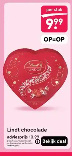 Etos Lindt chocolade aanbieding
