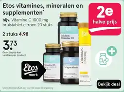 Etos Etos vitamines, mineralen en supplementen aanbieding