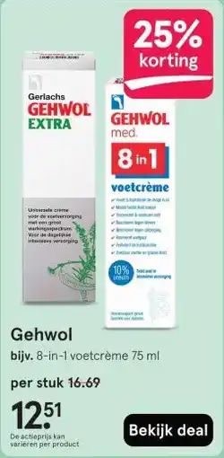 Etos Gehwol aanbieding